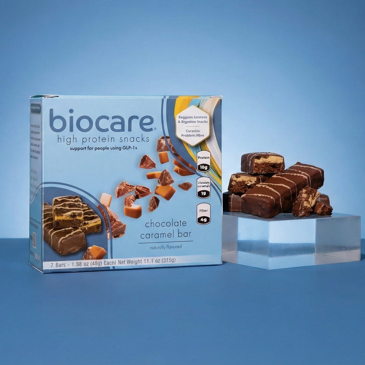 High Protein Chocolate Caramel Bar