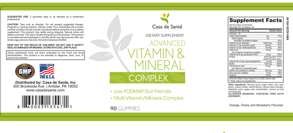 GLP-1 Daily Nutrition Companion — Low FODMAP Vitamin & Mineral Complex